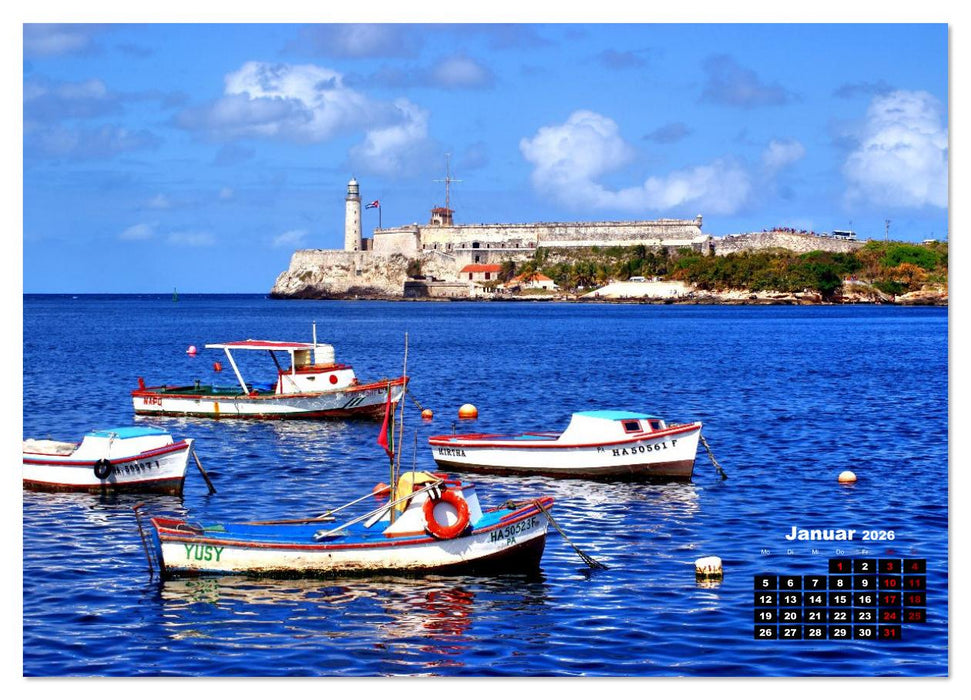 Pescadores - Fischer in Havanna (CALVENDO Premium Wandkalender 2026)