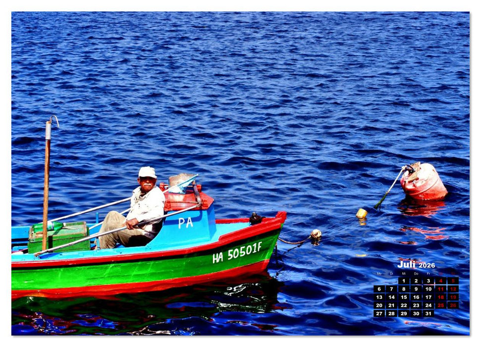 Pescadores - Fischer in Havanna (CALVENDO Premium Wandkalender 2026)