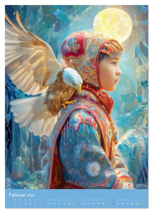 Norwegische indigene Folklorekleidung - Mensch und Tier (CALVENDO Wandkalender 2026)