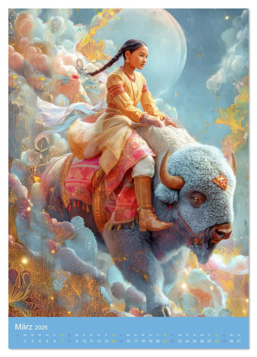 Norwegische indigene Folklorekleidung - Mensch und Tier (CALVENDO Premium Wandkalender 2026)