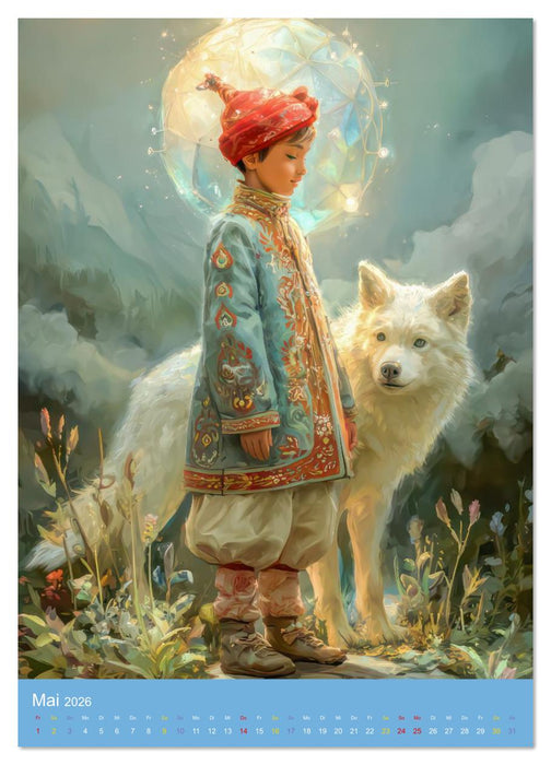 Norwegische indigene Folklorekleidung - Mensch und Tier (CALVENDO Premium Wandkalender 2026)