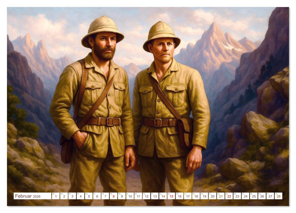 Rudyard Kipling (CALVENDO Premium Wandkalender 2026)