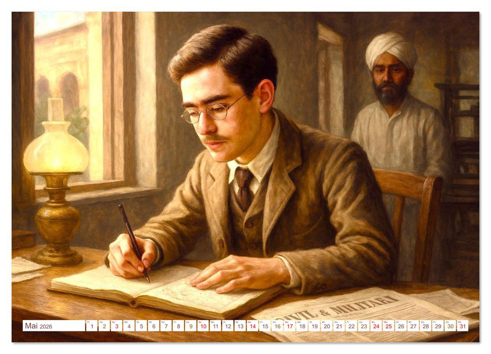 Rudyard Kipling (CALVENDO Premium Wandkalender 2026)