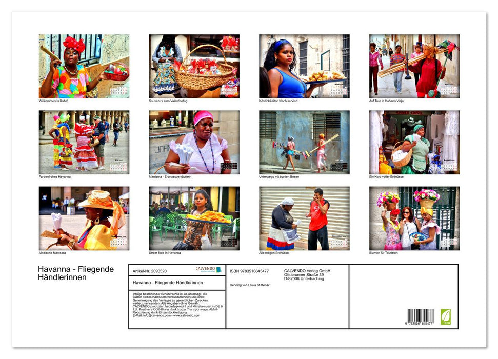 Havanna - Fliegende Händlerinnen (CALVENDO Wandkalender 2026)