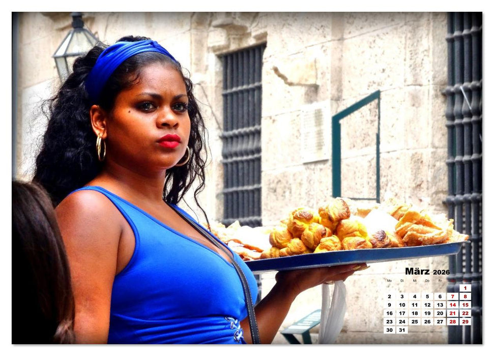 Havanna - Fliegende Händlerinnen (CALVENDO Wandkalender 2026)
