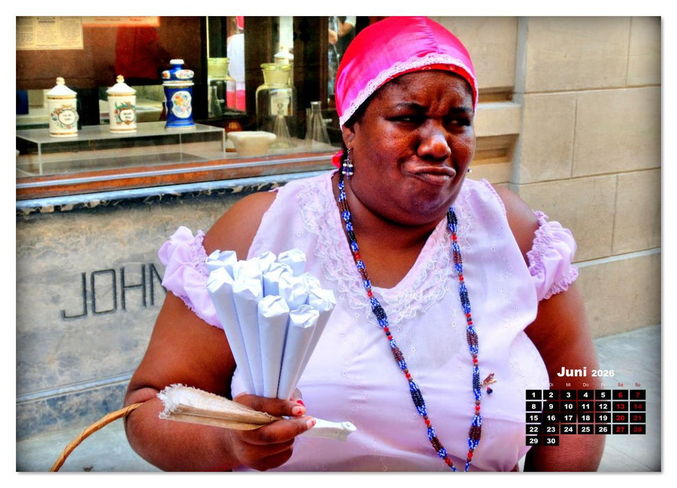 Havanna - Fliegende Händlerinnen (CALVENDO Wandkalender 2026)