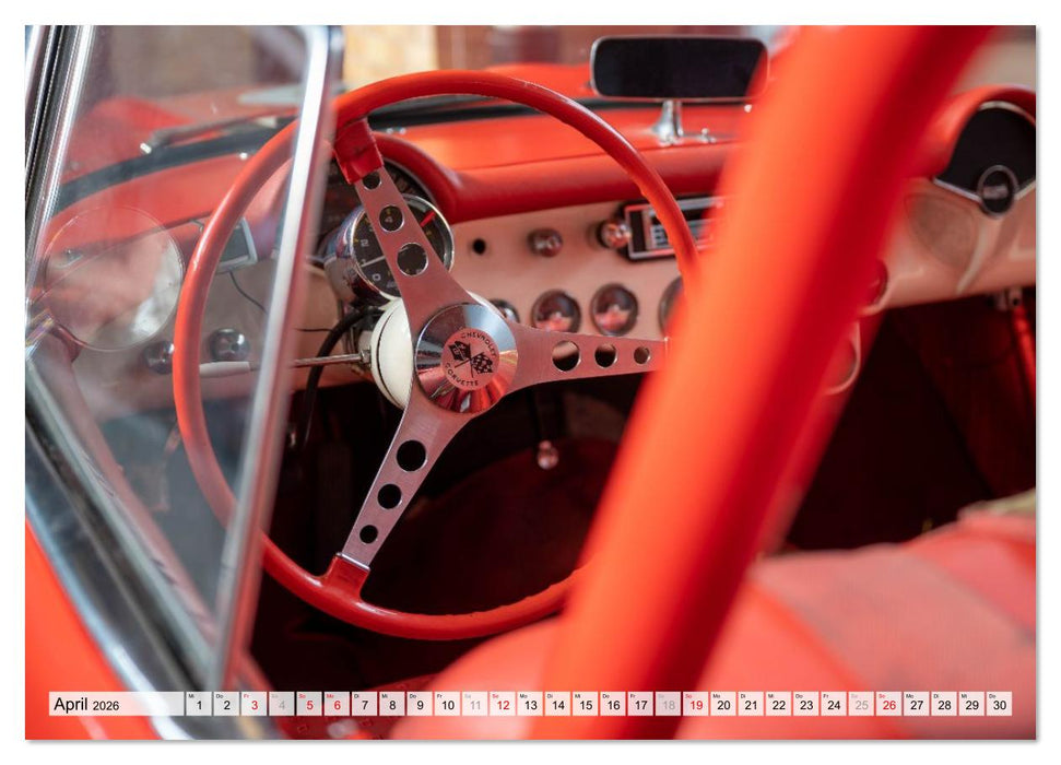 Einsteigen, bitte! - Innenansichten automobiler Ikonen (CALVENDO Wandkalender 2026)