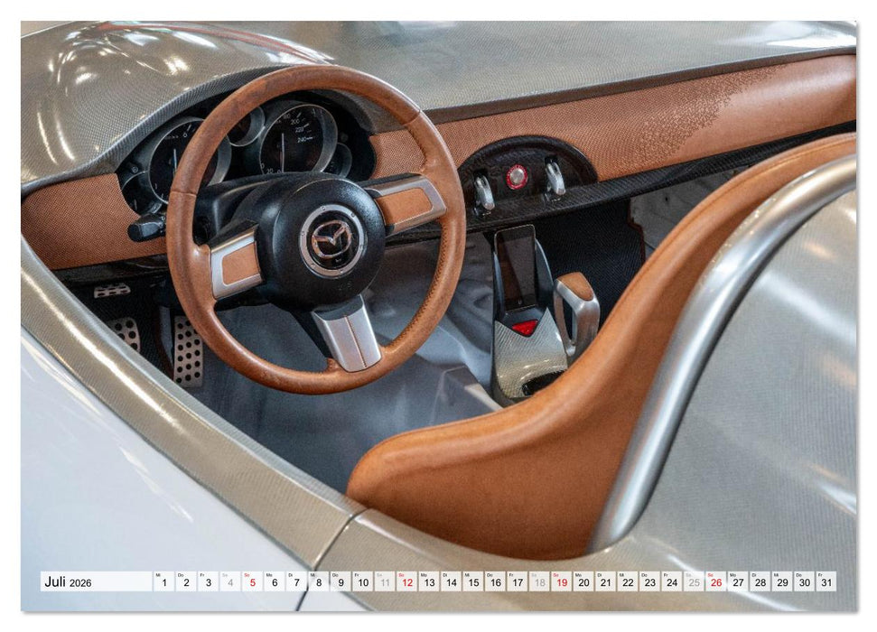 Einsteigen, bitte! - Innenansichten automobiler Ikonen (CALVENDO Premium Wandkalender 2026)