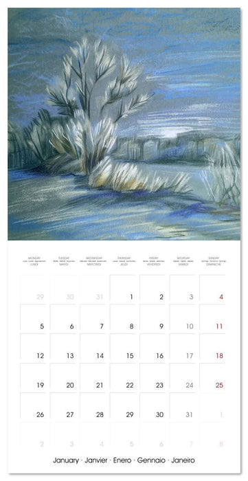 Lieux merveilleux (CALVENDO Calendrier mensuel 2026)