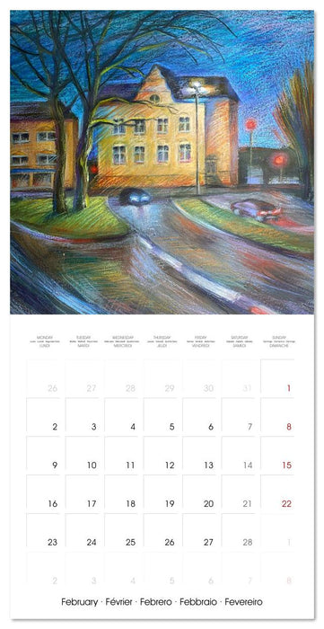 Lieux merveilleux (CALVENDO Calendrier mensuel 2026)