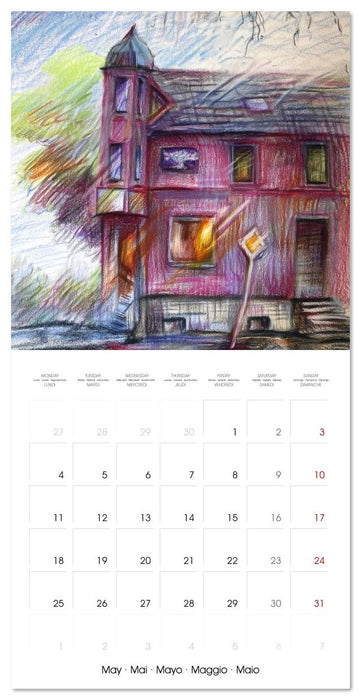 Lieux merveilleux (CALVENDO Calendrier mensuel 2026)