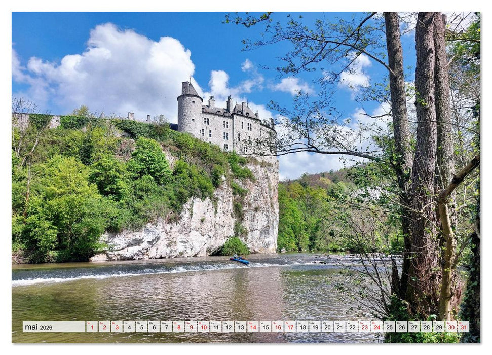 Circuit en Belgique (CALVENDO Calendrier mensuel 2026)