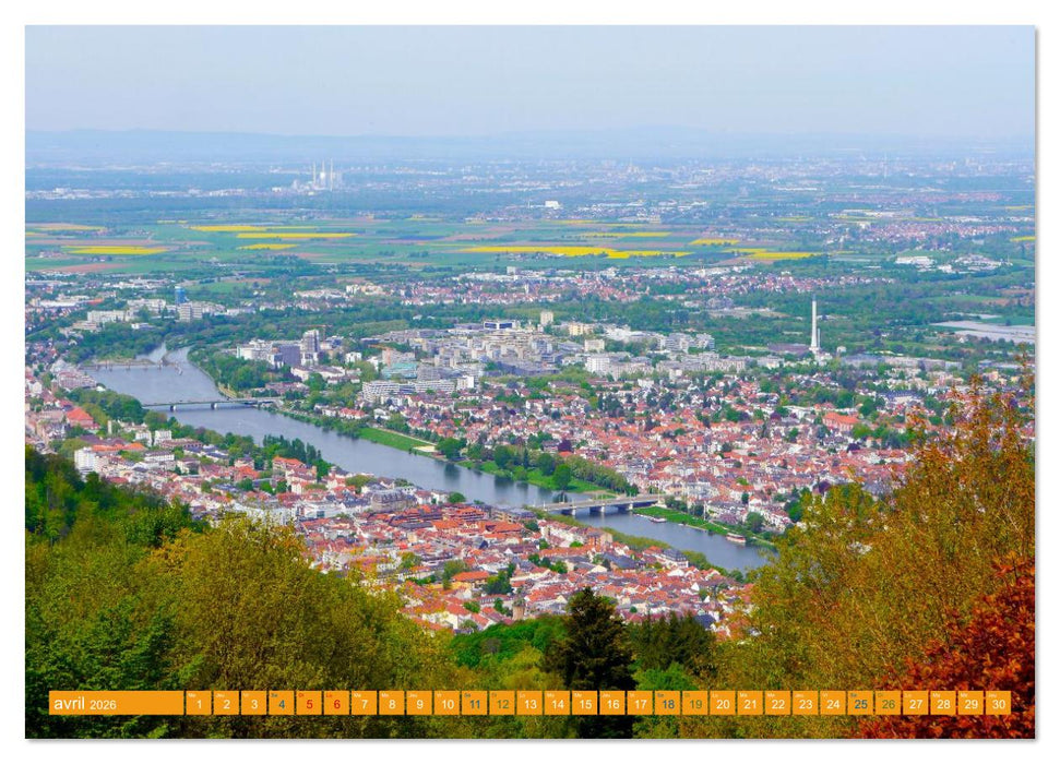 Magnifique Heidelberg (CALVENDO Calendrier supérieur 2026)
