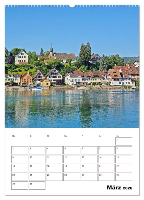 Bodenseeradweg - Auf dem Bodensee durch 3 Länder (CALVENDO Wandkalender 2026)