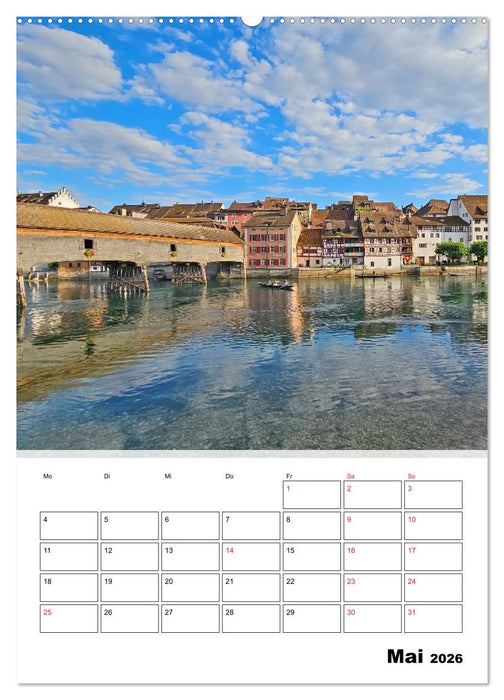 Bodenseeradweg - Auf dem Bodensee durch 3 Länder (CALVENDO Wandkalender 2026)