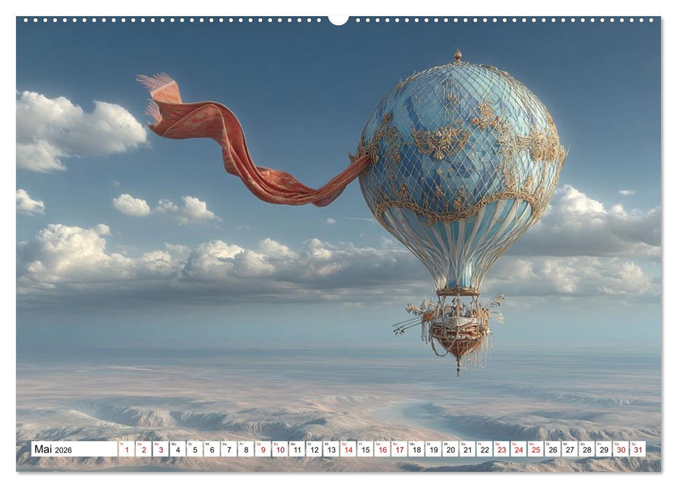 Himmelsmagie in Ballonfarben (CALVENDO Wandkalender 2026)