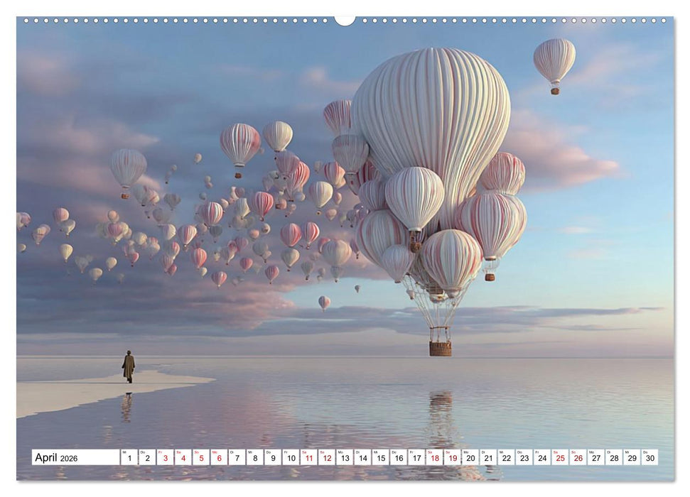 Himmelsmagie in Ballonfarben (CALVENDO Premium Wandkalender 2026)