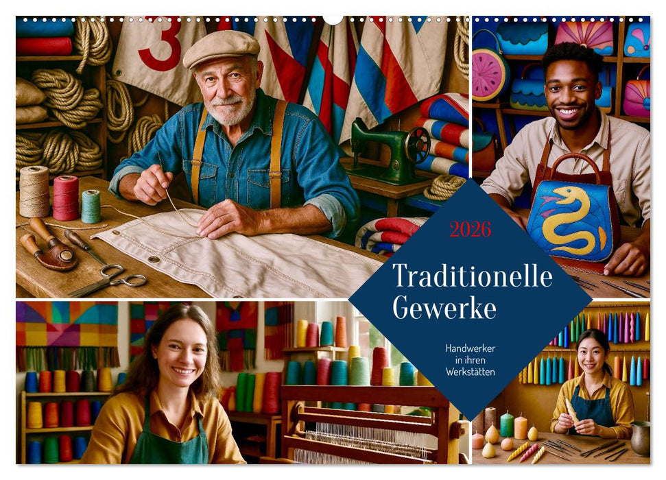 Traditionelle Gewerke (CALVENDO Wandkalender 2026)
