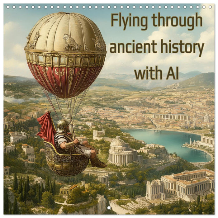 Flying through ancient history with AI (CALVENDO Monthly Calendar 2026)