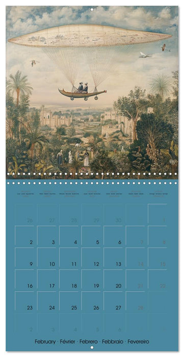 Flying through ancient history with AI (CALVENDO Monthly Calendar 2026)