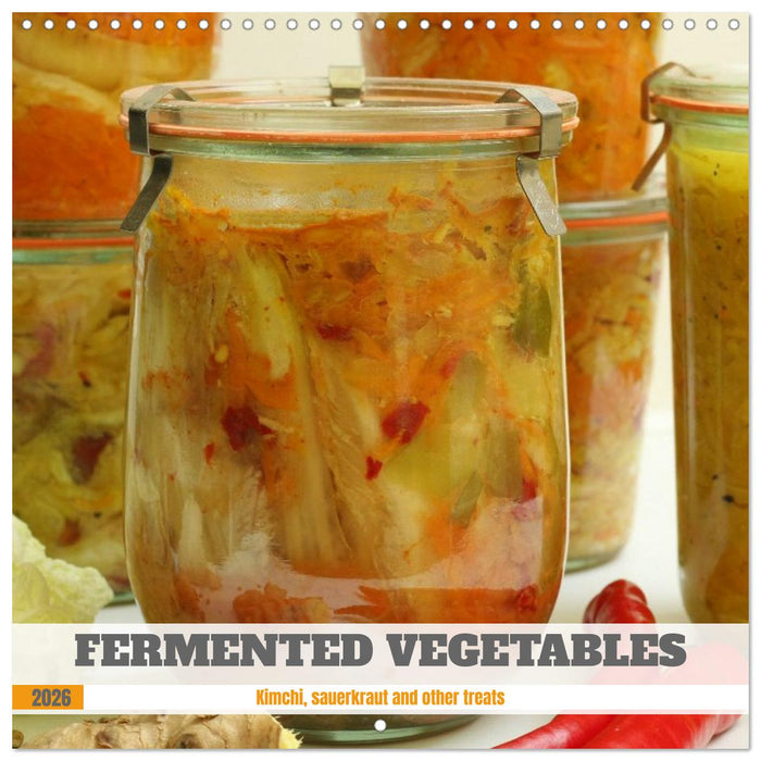 FERMENTED VEGETABLES (CALVENDO Monthly Calendar 2026)