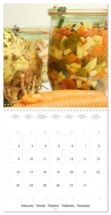 FERMENTED VEGETABLES (CALVENDO Monthly Calendar 2026)
