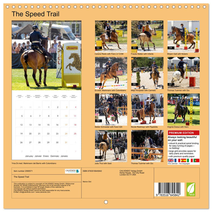 The Speed Trail (CALVENDO Monthly Calendar 2026)