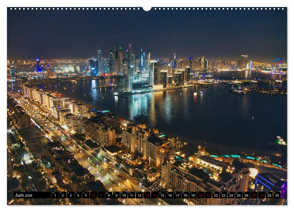 Dubai Panoramen (CALVENDO Wandkalender 2026)