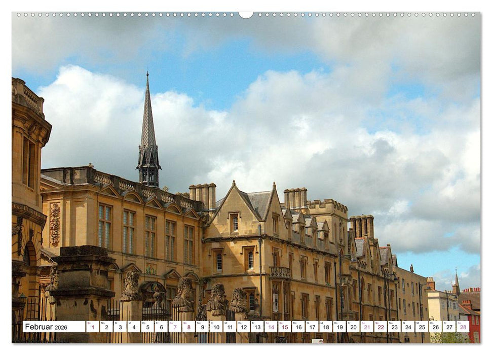 Oxford - die Harry Potter Stadt (CALVENDO Wandkalender 2026)