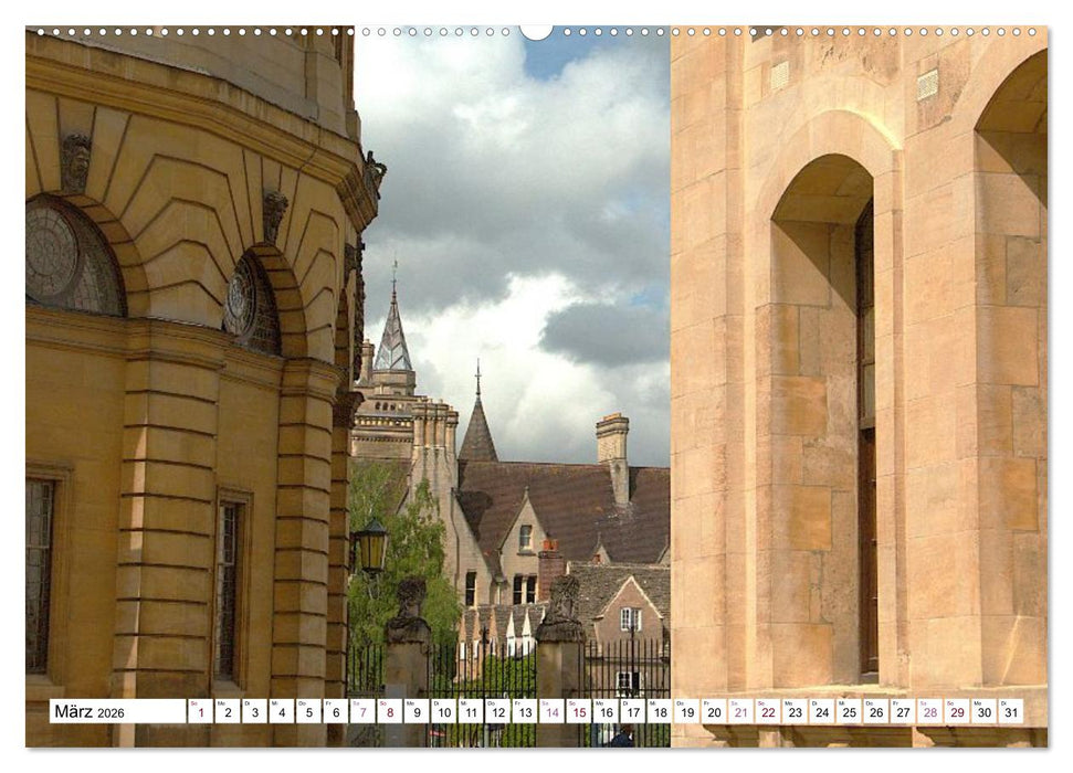 Oxford - die Harry Potter Stadt (CALVENDO Premium Wandkalender 2026)