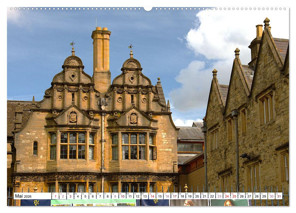 Oxford - die Harry Potter Stadt (CALVENDO Premium Wandkalender 2026)