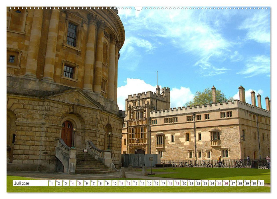 Oxford - die Harry Potter Stadt (CALVENDO Premium Wandkalender 2026)