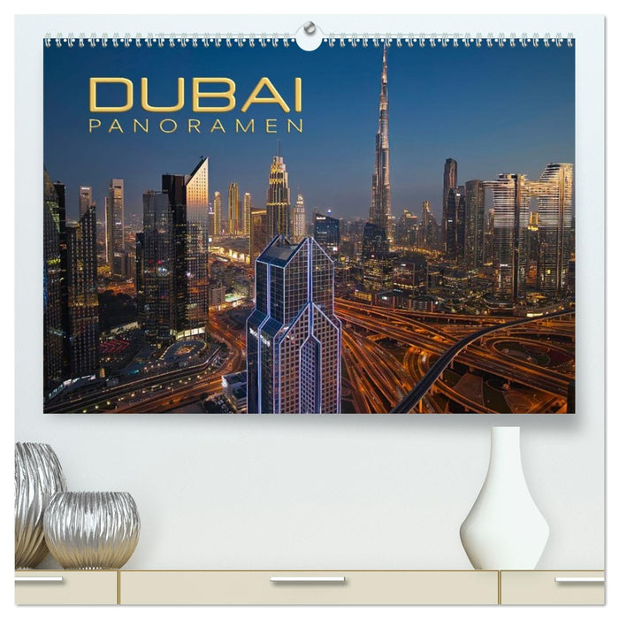 Dubai Panoramen (CALVENDO Premium Wandkalender 2026)