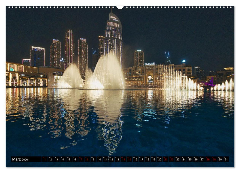Dubai Panoramen (CALVENDO Premium Wandkalender 2026)