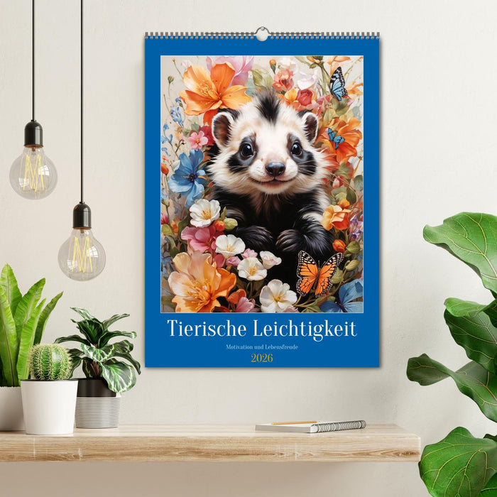 Tierische Leichtigkeit (CALVENDO Wandkalender 2026)