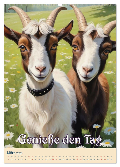 Tierische Leichtigkeit (CALVENDO Wandkalender 2026)