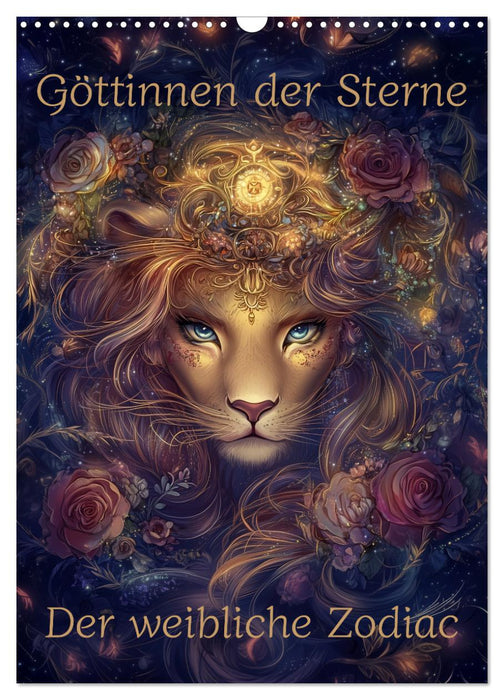 Göttinnen der Sterne - der weibliche Zodiac (CALVENDO Wandkalender 2026)