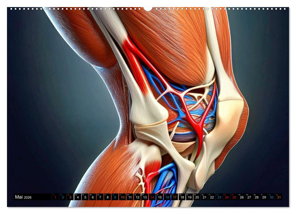 Faszination Knie - Das Gelenk, das uns bewegt (CALVENDO Wandkalender 2026)