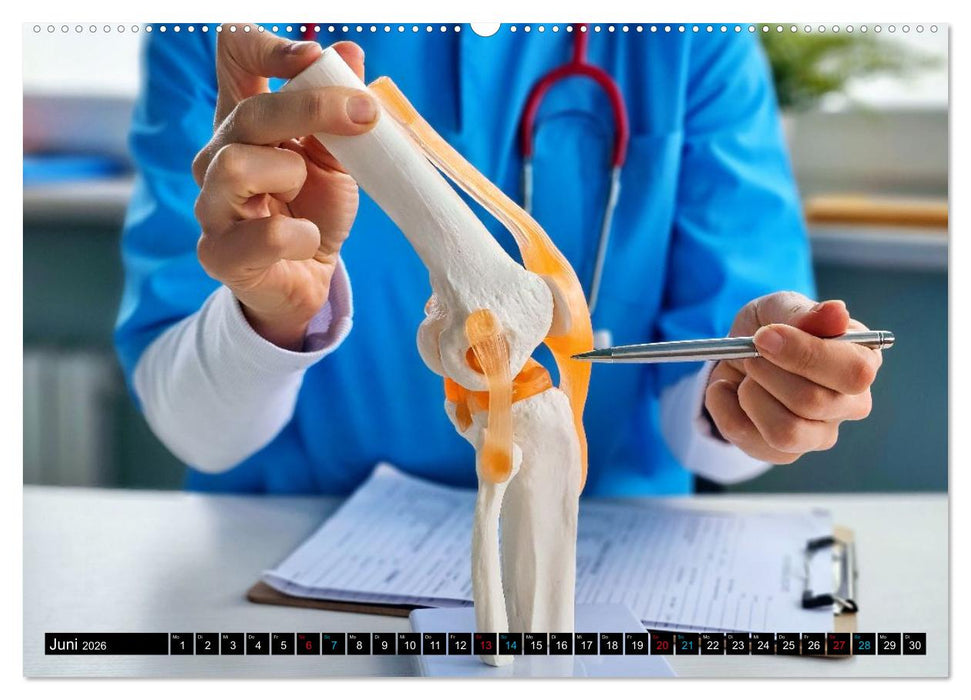 Faszination Knie - Das Gelenk, das uns bewegt (CALVENDO Wandkalender 2026)