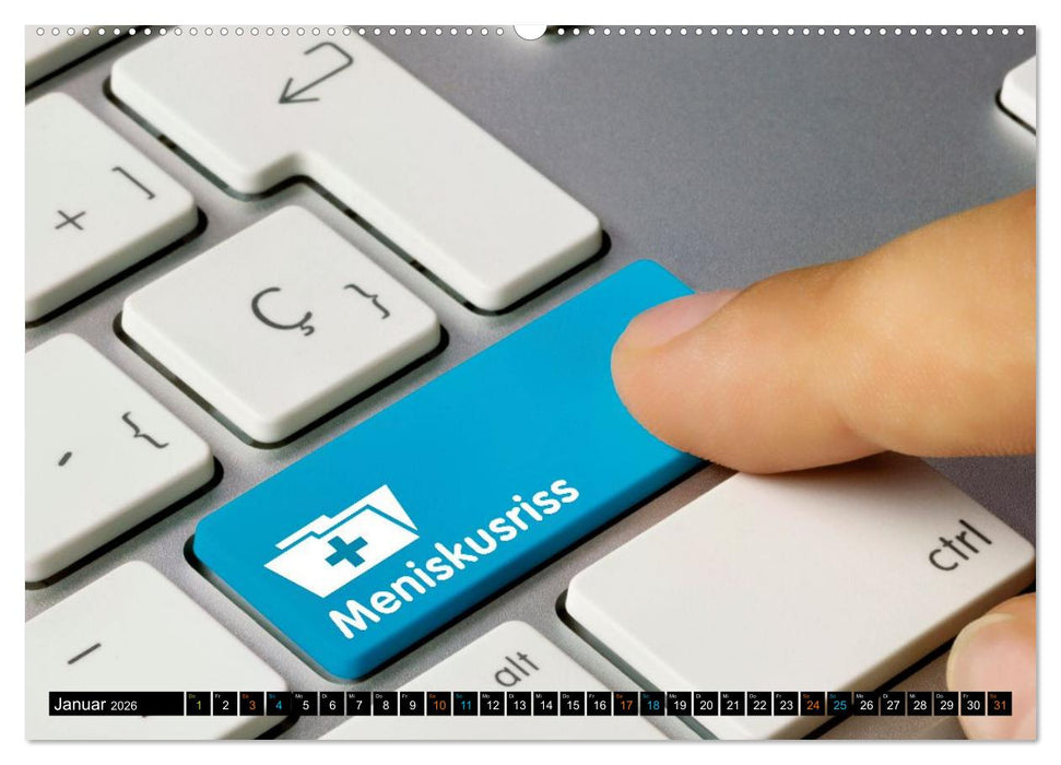 Faszination Knie - Das Gelenk, das uns bewegt (CALVENDO Premium Wandkalender 2026)