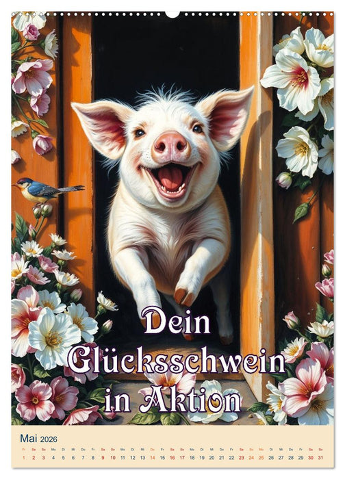 Tierische Leichtigkeit (CALVENDO Premium Wandkalender 2026)