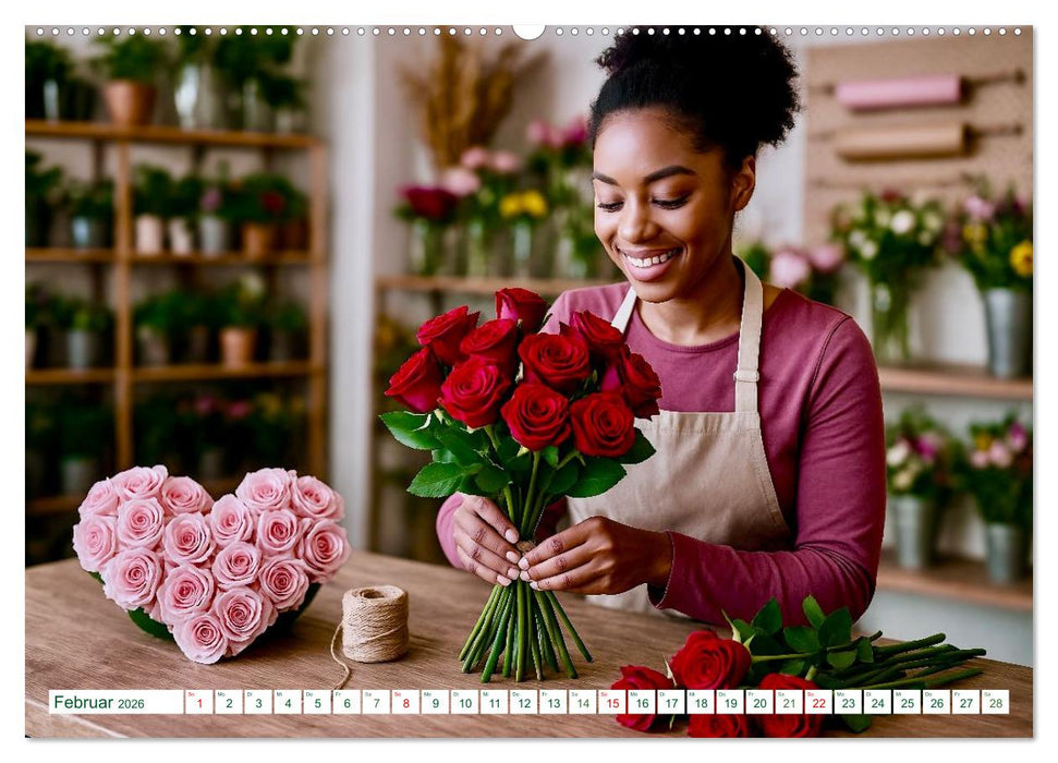 Floristen und ihr Handwerk (CALVENDO Premium Wandkalender 2026)