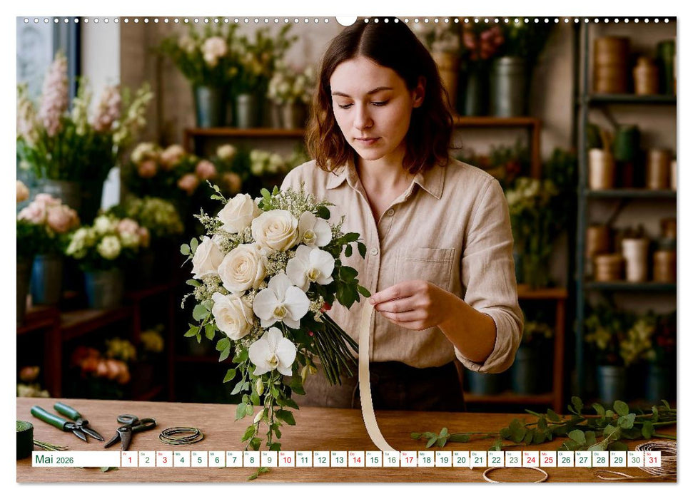 Floristen und ihr Handwerk (CALVENDO Premium Wandkalender 2026)