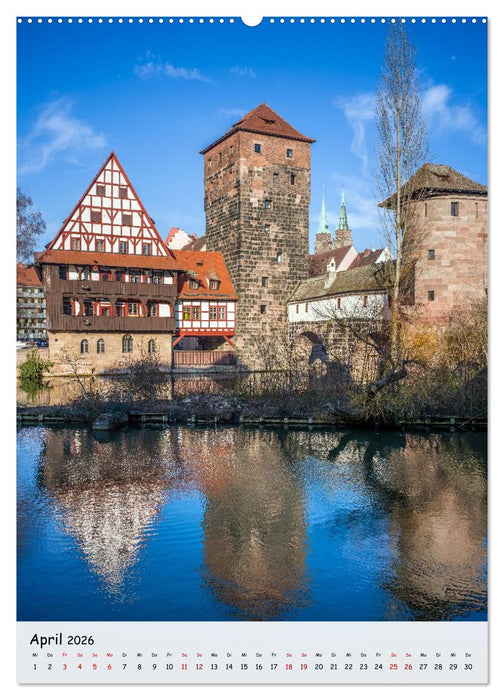 Nürnberg - Die faszinierende historische Altstadt (CALVENDO Wandkalender 2026)
