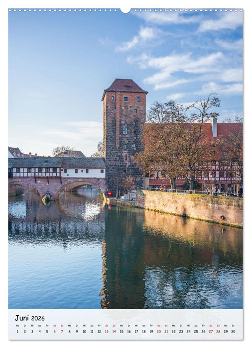 Nürnberg - Die faszinierende historische Altstadt (CALVENDO Wandkalender 2026)
