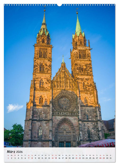 Nürnberg - Die faszinierende historische Altstadt (CALVENDO Premium Wandkalender 2026)