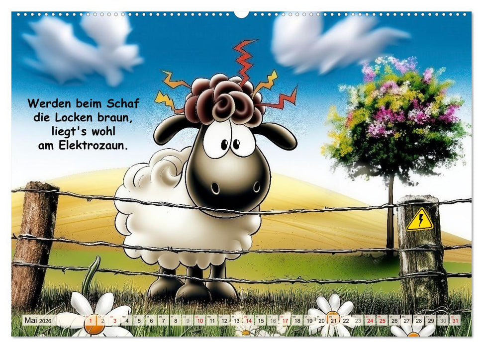 Bauernregeln, unsinnig und amüsant (CALVENDO Wandkalender 2026)