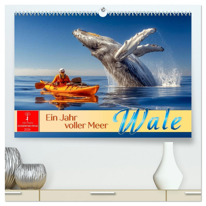 Wale - ein Jahr voller Meer (CALVENDO Premium Wandkalender 2026)