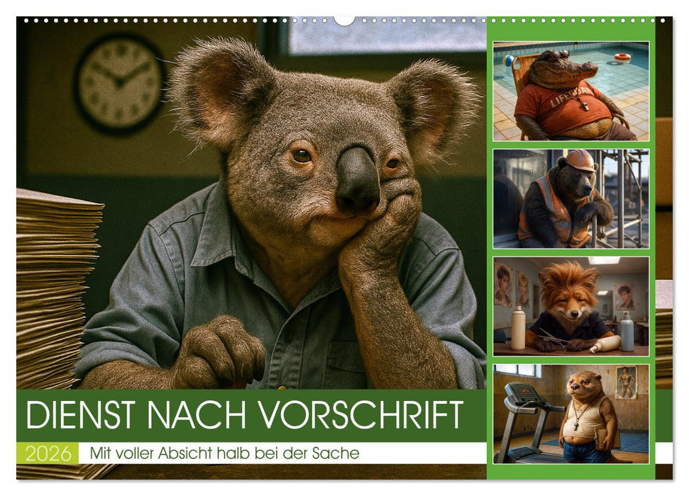 Dienst nach Vorschrift (CALVENDO Wandkalender 2026)