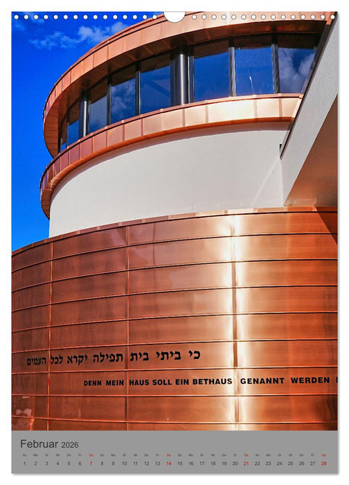 Neue Synagogen in Deutschland (CALVENDO Wandkalender 2026)